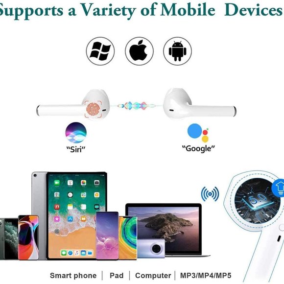 Bluetooth 5.0 Wireless Bluetooth Sports Headphones - Picture 2 of 5